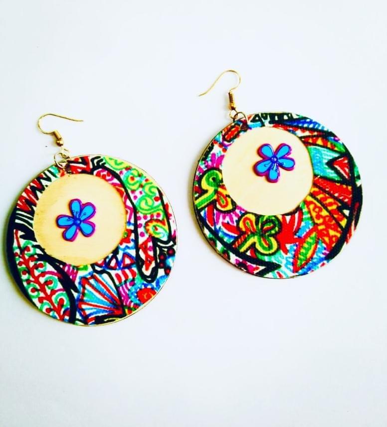 FloraAnthem Round Earrings view 2