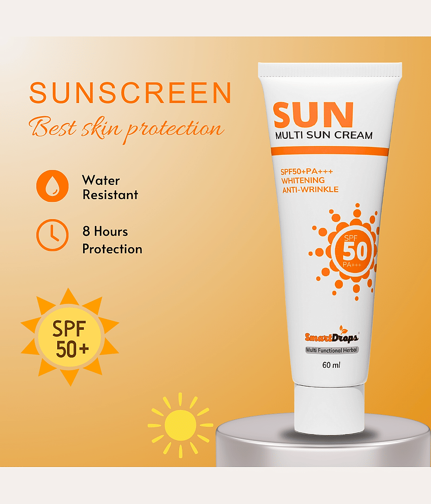 Smartdrops SPF 50 Tan Removal Cream For All Skin Type ( Pack of 1 ) view 2
