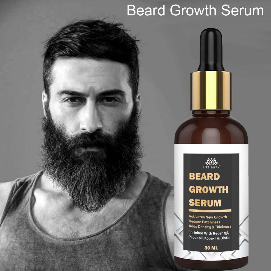 Intimify Beard Growth Serum, beard growth, beard oil, moustache growth oil, beard growth oil, 30 ml view 2