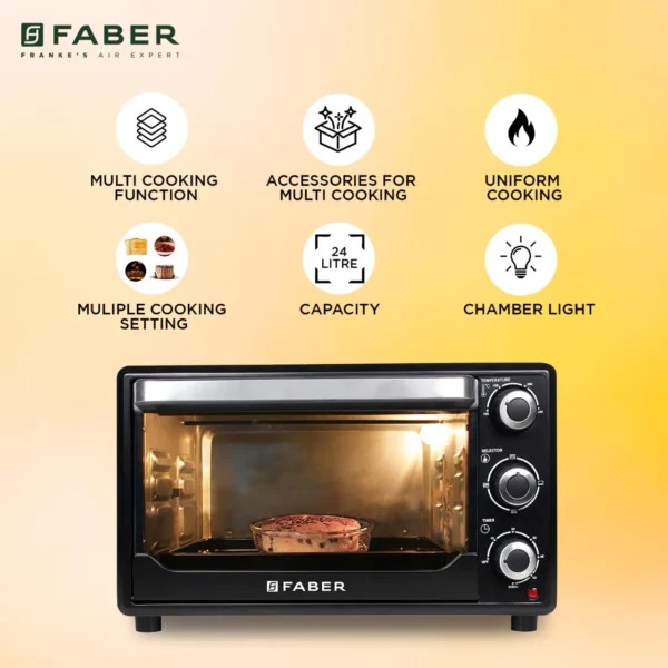 Faber OTG BK 24L - Oven, Toaster, Griller