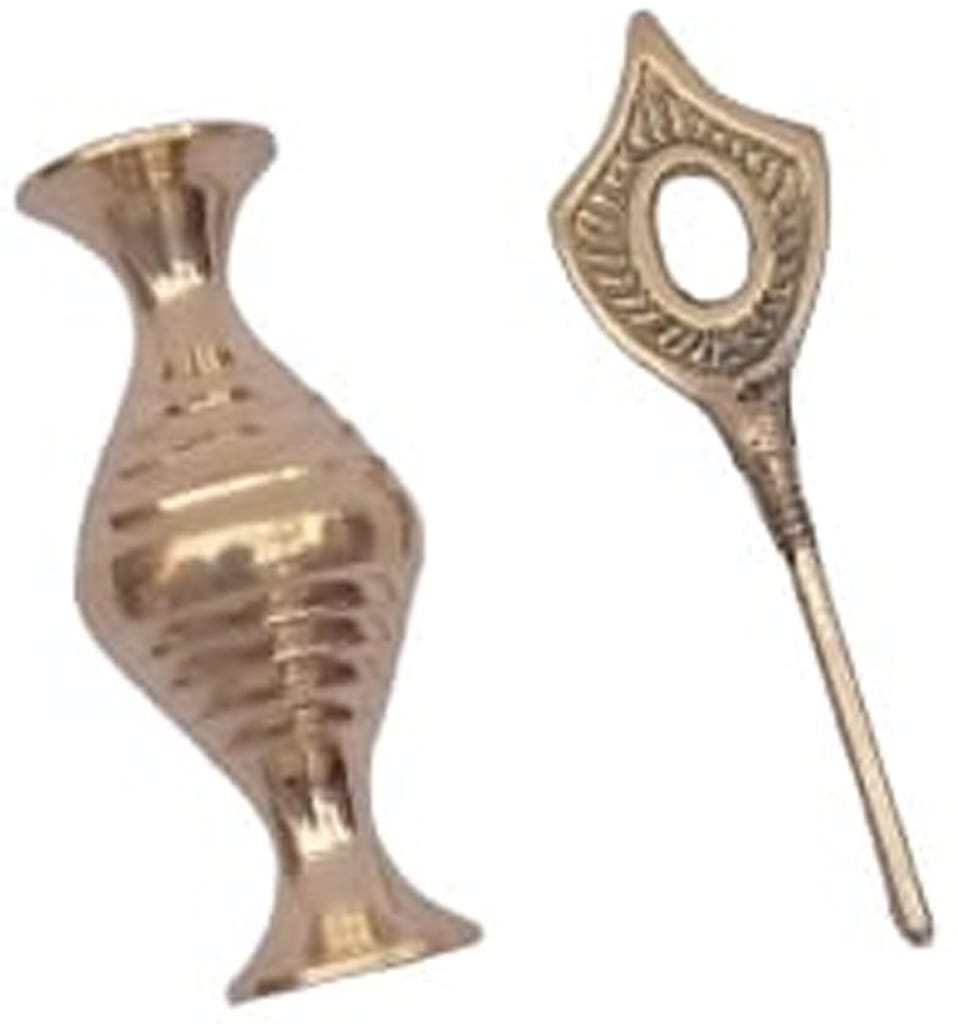 Mii Art brass surmedani with surma use in eye's muckap[size-9cm]1pes view 2