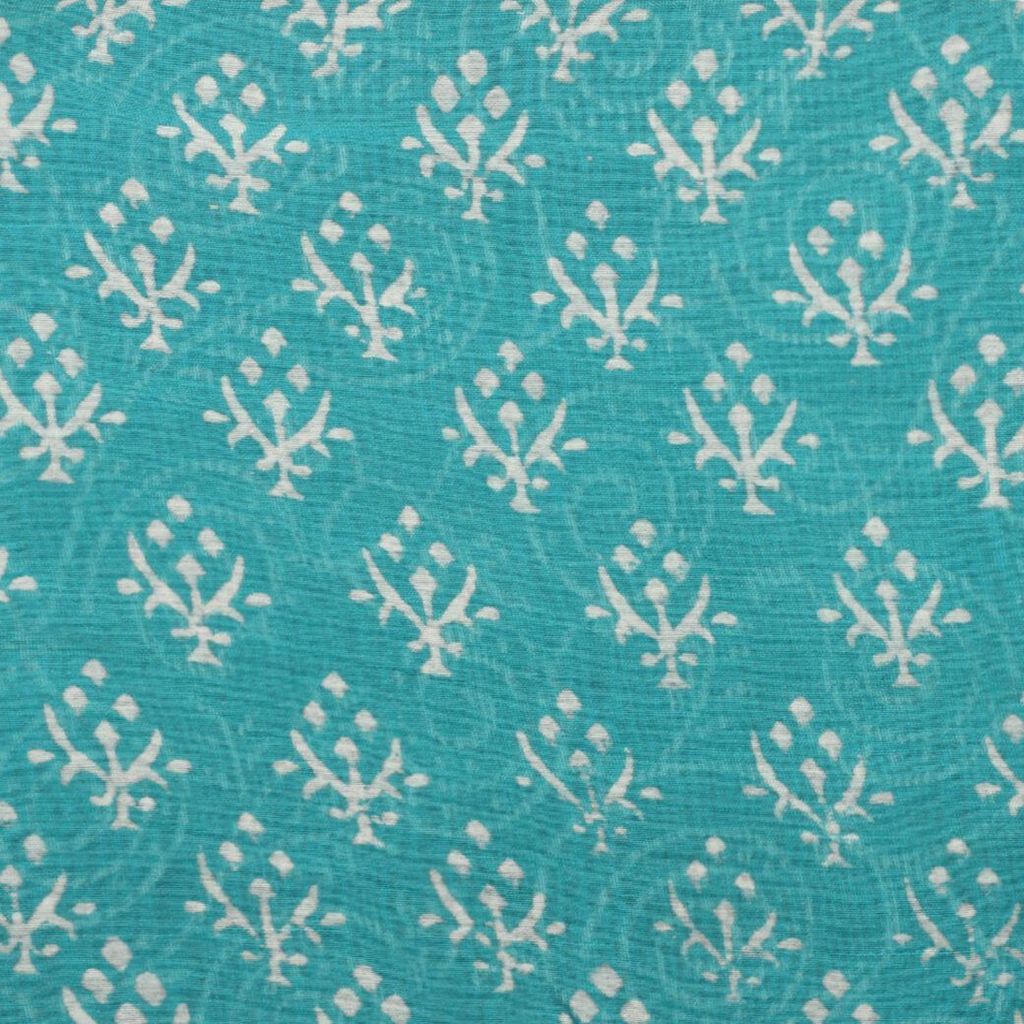 HANDLOOM CHANDERI 03 PCS DABU PRINTED SUIT (SKU - 1RDS01191120 Suit 55) view 2