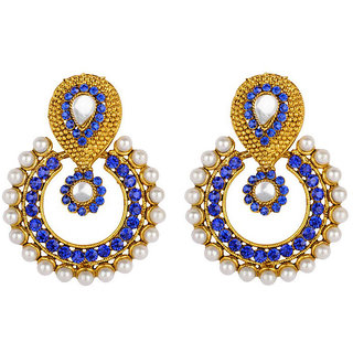 Women Multicolor Jewellry set of 2 Bollywood Designer Diamond Earring Set Combo view 2