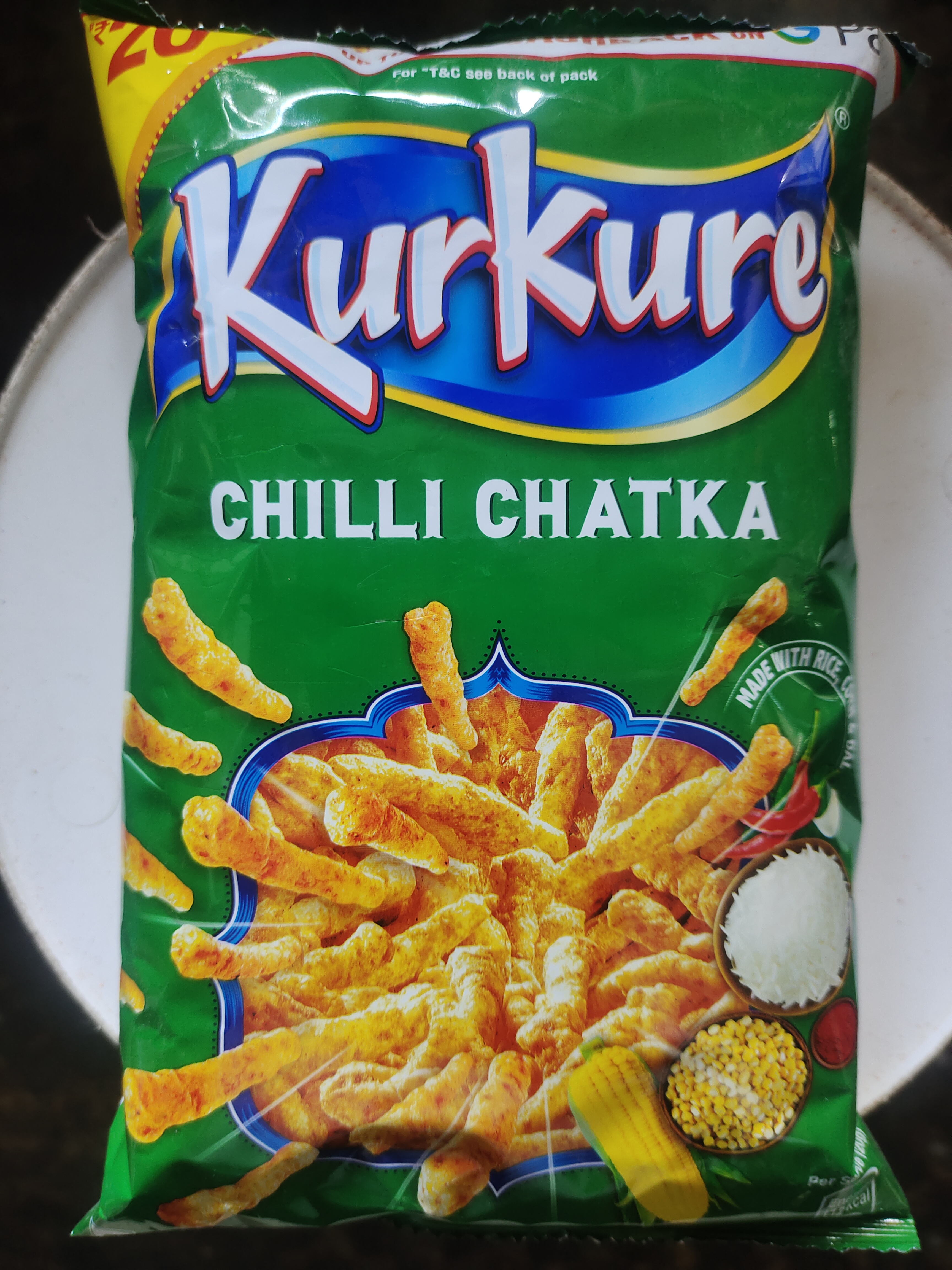 Kurkure chilli chatka