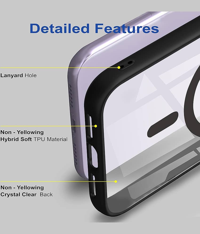 BIG WINGS Plain Cases Compatible For Polycarbonate Apple iPhone 14 Pro Max ( Pack of 1 ) view 2