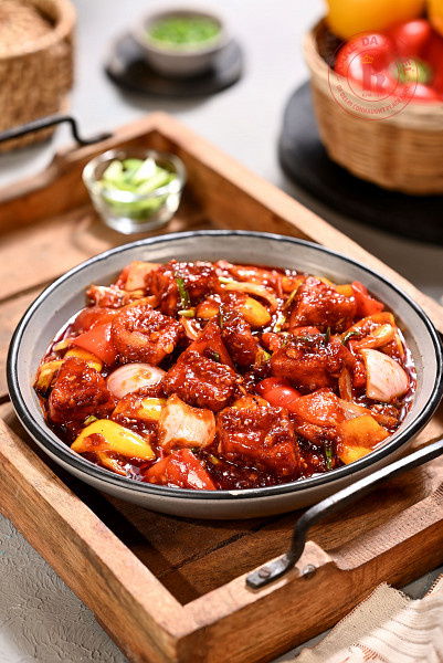 Chilli paneer (6 pcs)
