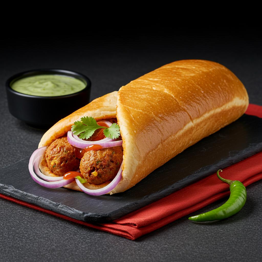 Seekh Kabab Chicken Roll