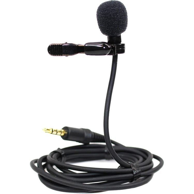 Ekdant Clip On Mini Lapel Mic Mike Lavaliere Microphone / Collor 3.5MM Mike (Black) view 2