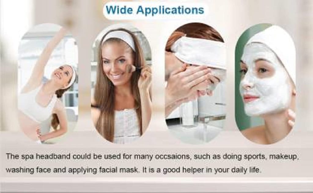 Elecsera Premium Facial Head bands Makeup Headband view 2