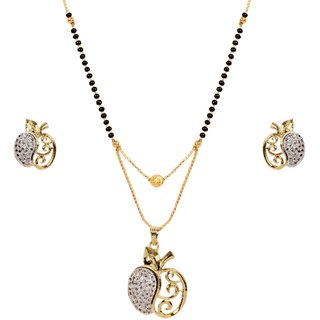 Hetprit Trendy Brass Pendent Combo Set For Women view 2