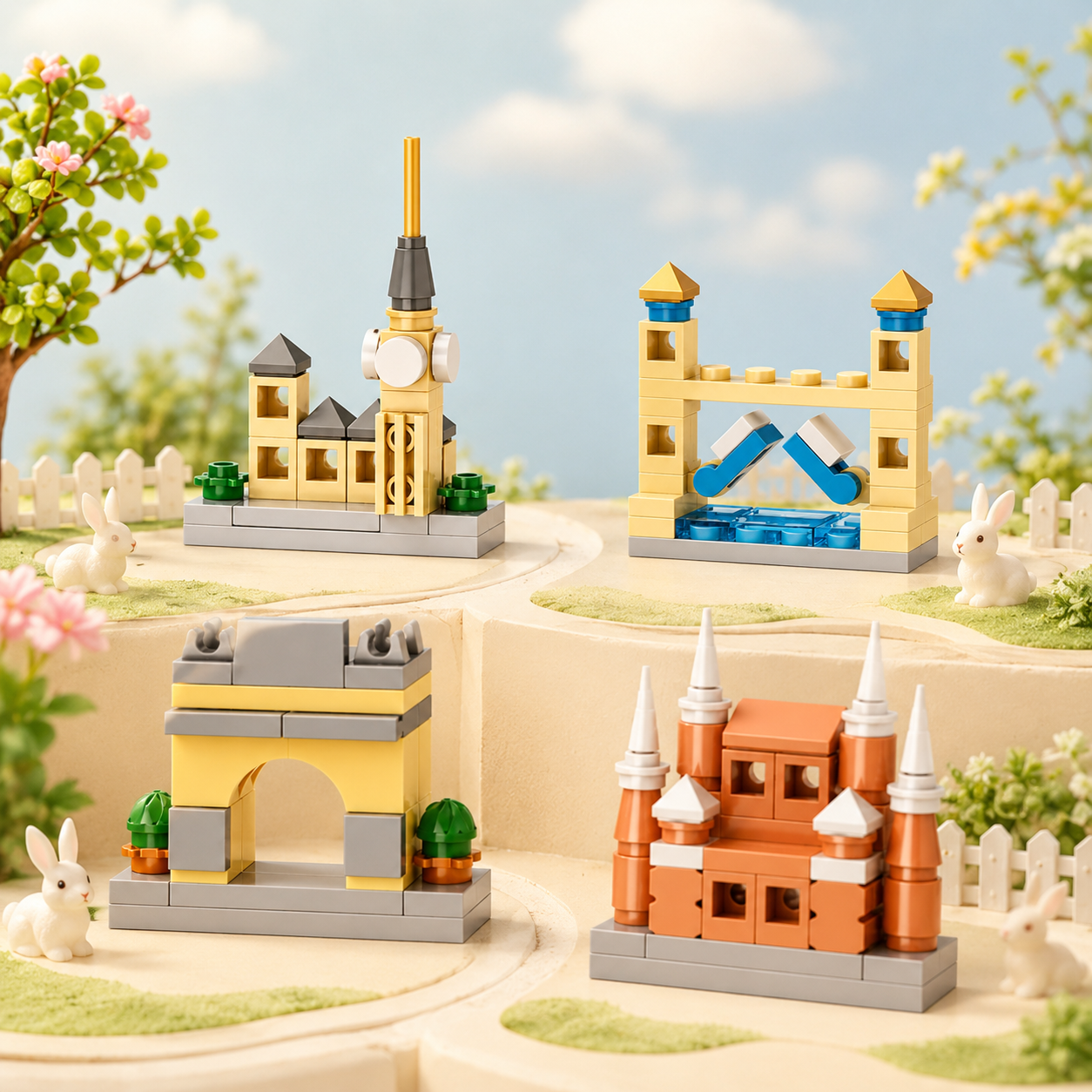 The European LandMarks(4 in 1 Set) view 2