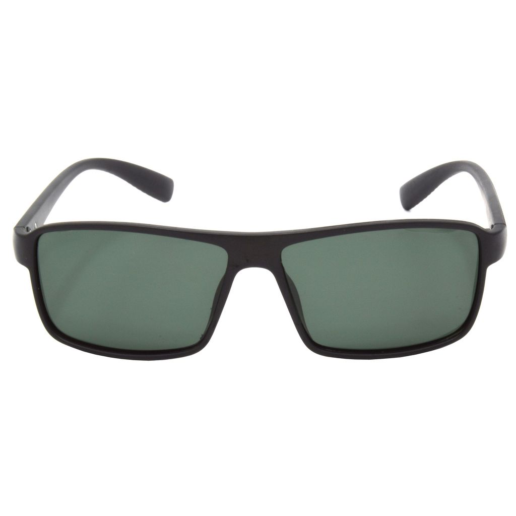 Hrinkar Green Rectangular Sunglasses Styles Black Frame Polarized Glasses for Men & Women - HRS497-BK-GRN-P view 2