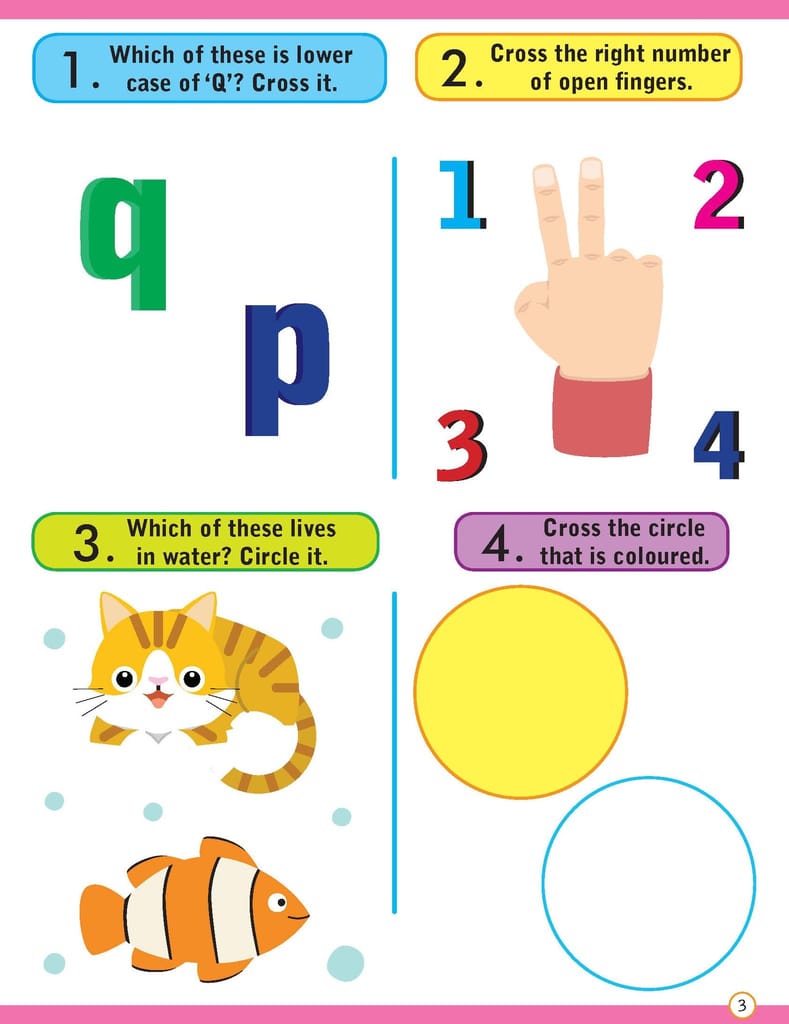 Brilliant Brain Activity Book for Kids Age 4 - 5 years with Matching, Colouring, Counting and many more Educational Activities [Paperback] Dreamland Publications view 2