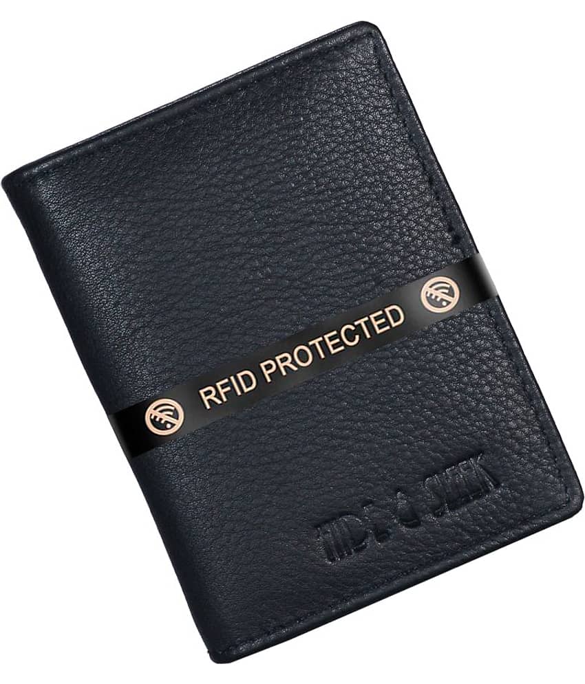 Hide&Sleek Leather Black Formal Anti-theft Wallet view 2