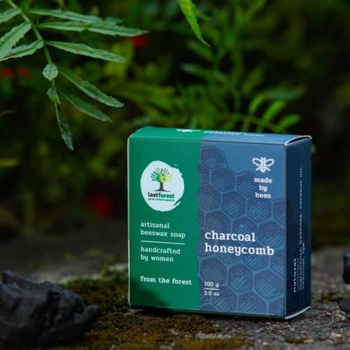 Last Forest Beeswax Soap (Pack of 4), Herbal Bathing Soap for Glowing Skin, Handcrafted, Handmade, 100% Natural Ingredients, Moisturizing, Natural Beeswax, Bathing Soap for Men & Women view 2