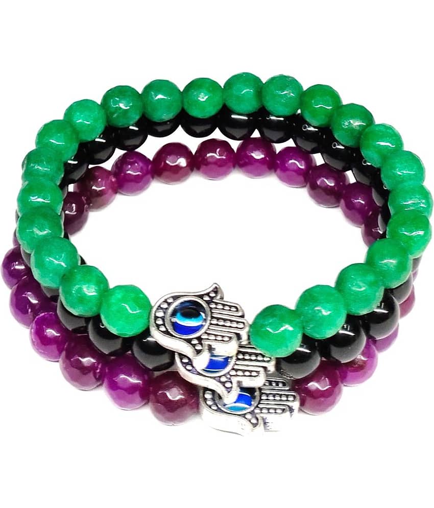 DAIVYA WELLNESS - Multicolor Bracelet ( Pack of 3 ) view 2