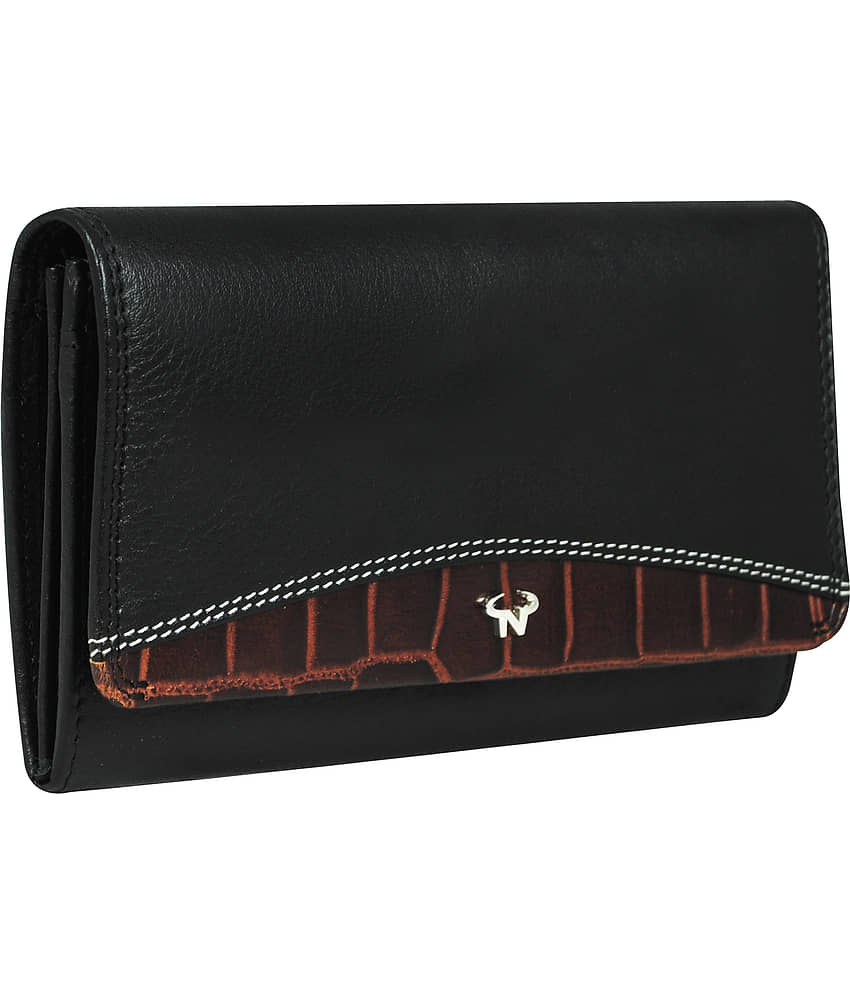 Calfnero Black Wallet view 2