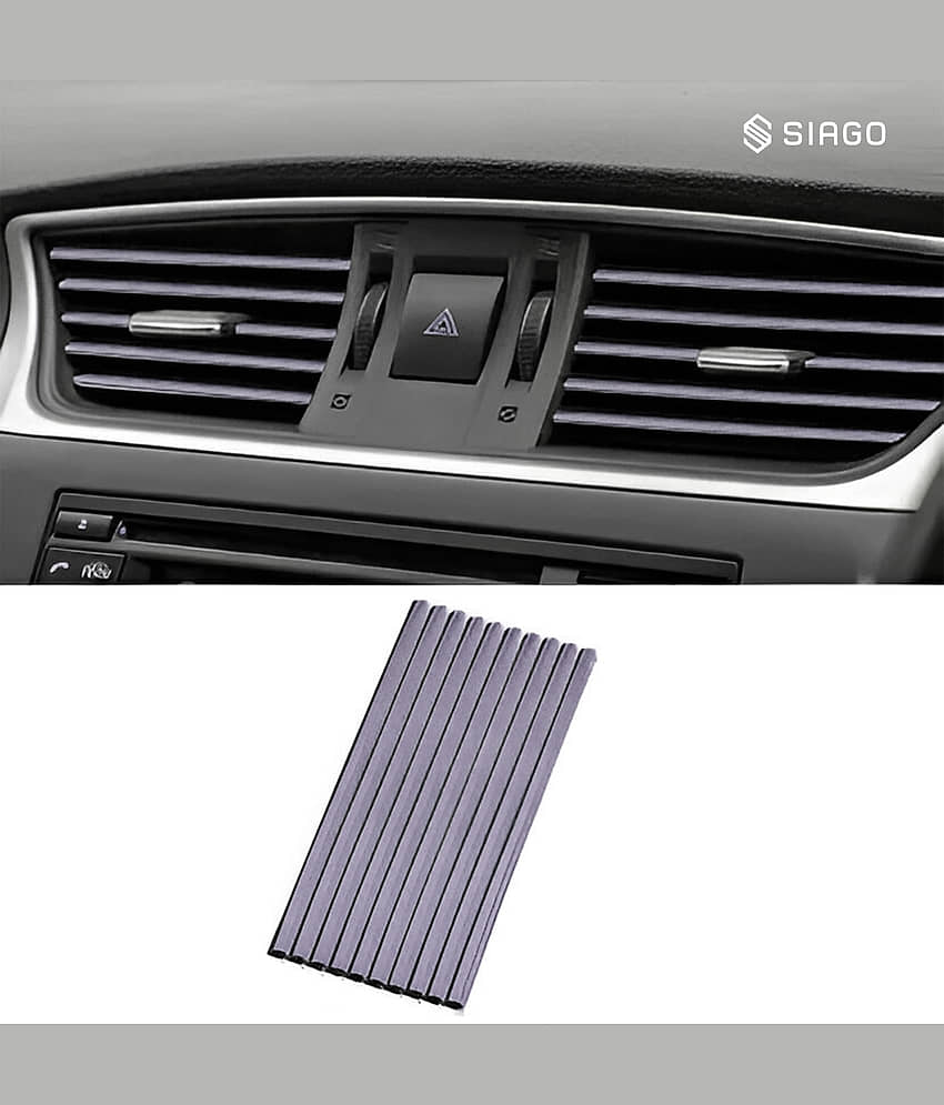 SIAGO Universal Car Air Vent Decoration Trim - Waterproof & Bendable Outlet Protector (Pack of 1) view 2