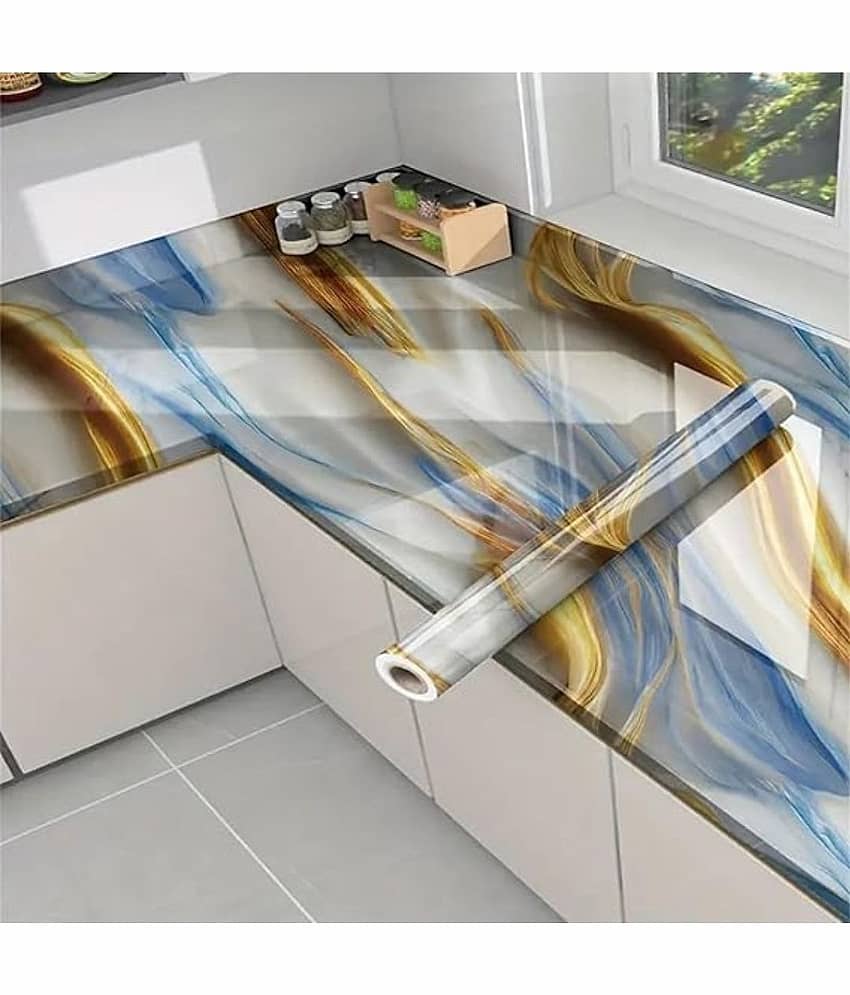 ekhmet Self-Adhesive Wallpaper Waterproof Old Furniture Vinyl Stickers Wooden Door Wardrobe Desktop PVC Wall Papers(60*200) view 2