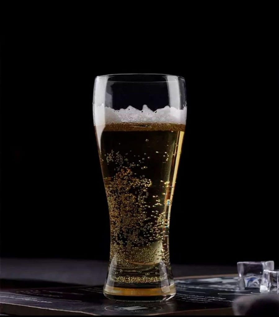 Highball Juice, Water Glasses, 460 ML, Set of 2, Heavy Base Tall Bar Mug for Beer, Wine, Cocktail, Mocktail, Bourbon and Mix Drink Perfect for Home, Office, Restaurants and Casino Parties view 2