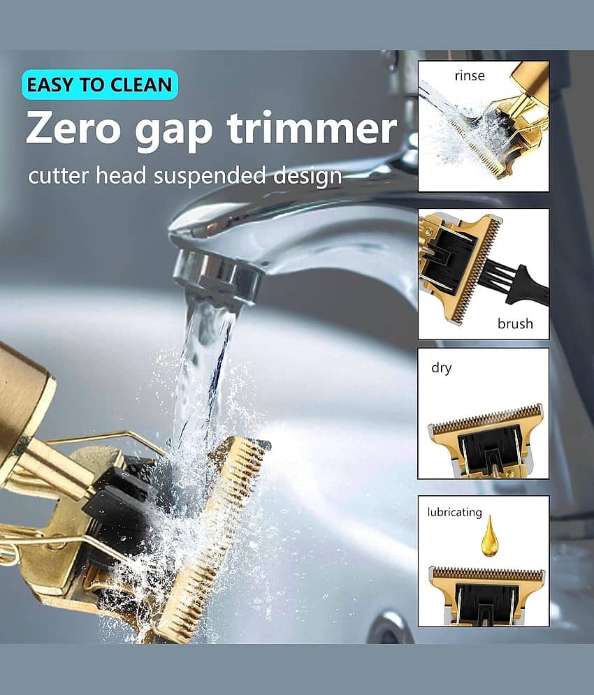 Gatih Trimmer Hair Trimmer Gold Cordless Multigrooming Kit With 120 minutes Runtime view 2