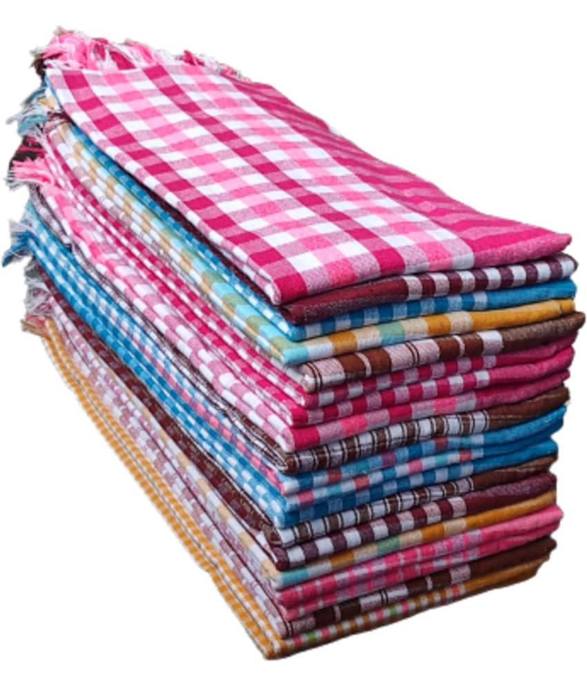 KAKUMANU Set of 4 Cotton Bath Towel Multi view 2