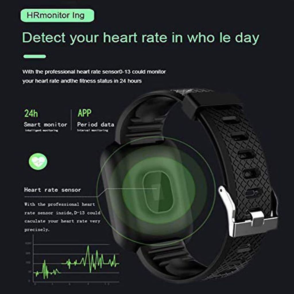 New Smart Watch, Fitness Tracker with Heart Rate Monitor, Blood Pressure Monitor, Sleep Monitor, Waterproof Smartwatch for Men Women view 2