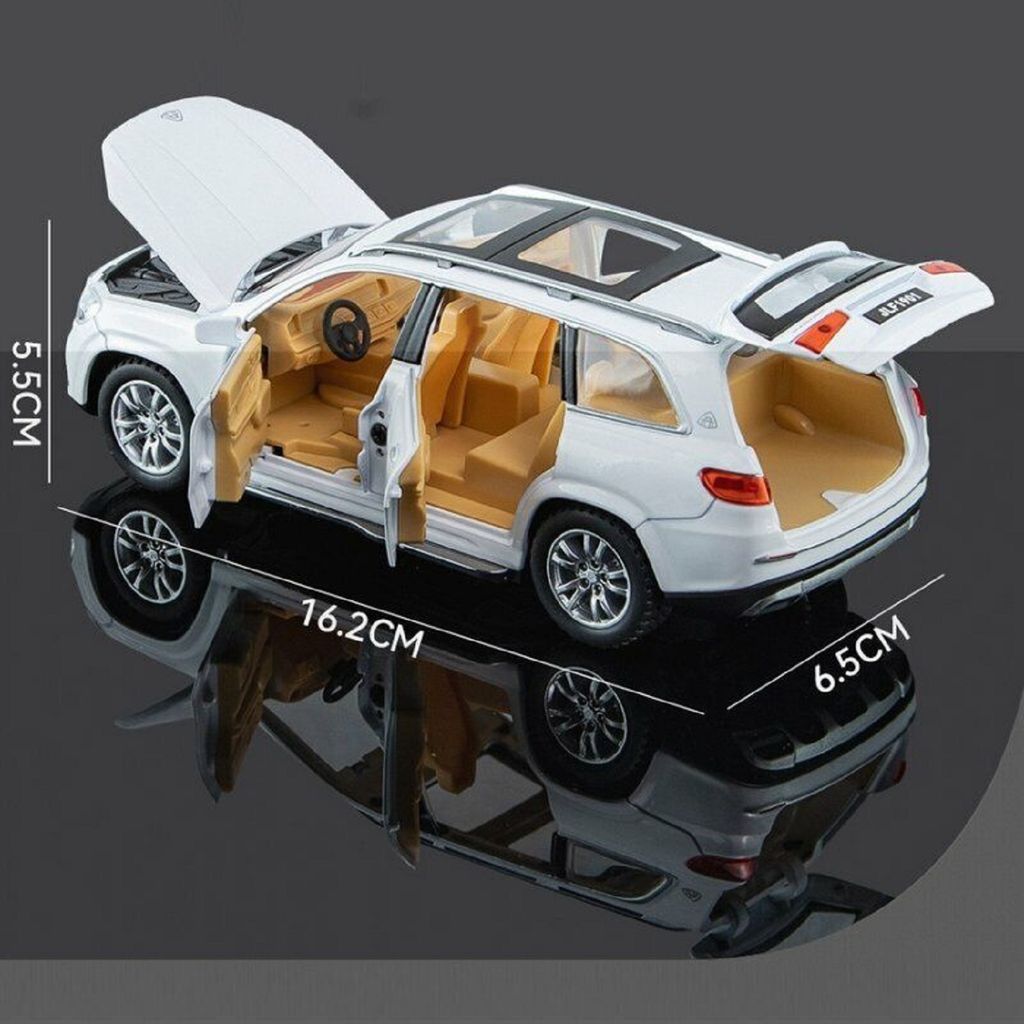 KTRS ENTERPRISE 1:24 Alloy Model Car Mercedes-Benz Gls 600 Maybach Die Casts Model Sound/Light/Pull-Back Car Toys for Children Kids(Colour May Vary)