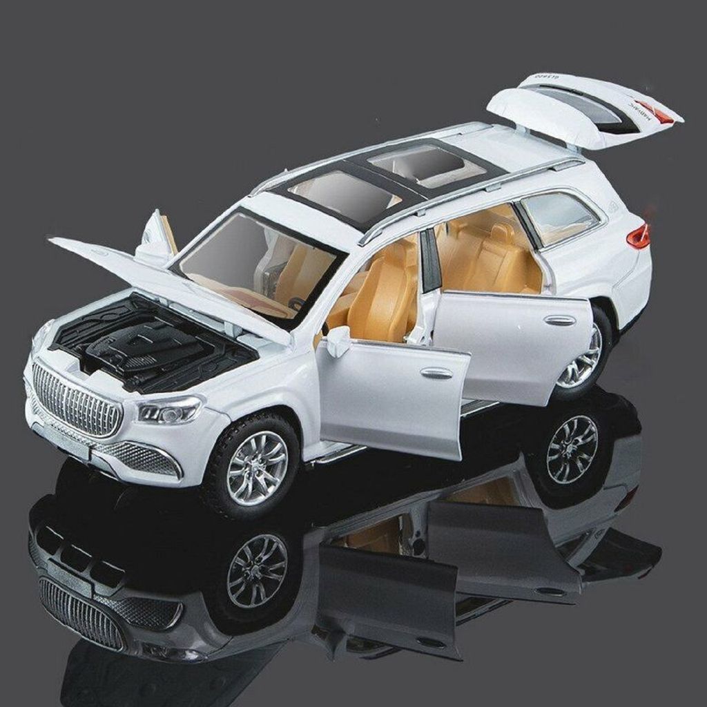KTRS ENTERPRISE 1:24 Alloy Model Car Mercedes-Benz Gls 600 Maybach Die Casts Model Sound/Light/Pull-Back Car Toys for Children Kids(Colour May Vary) view 2