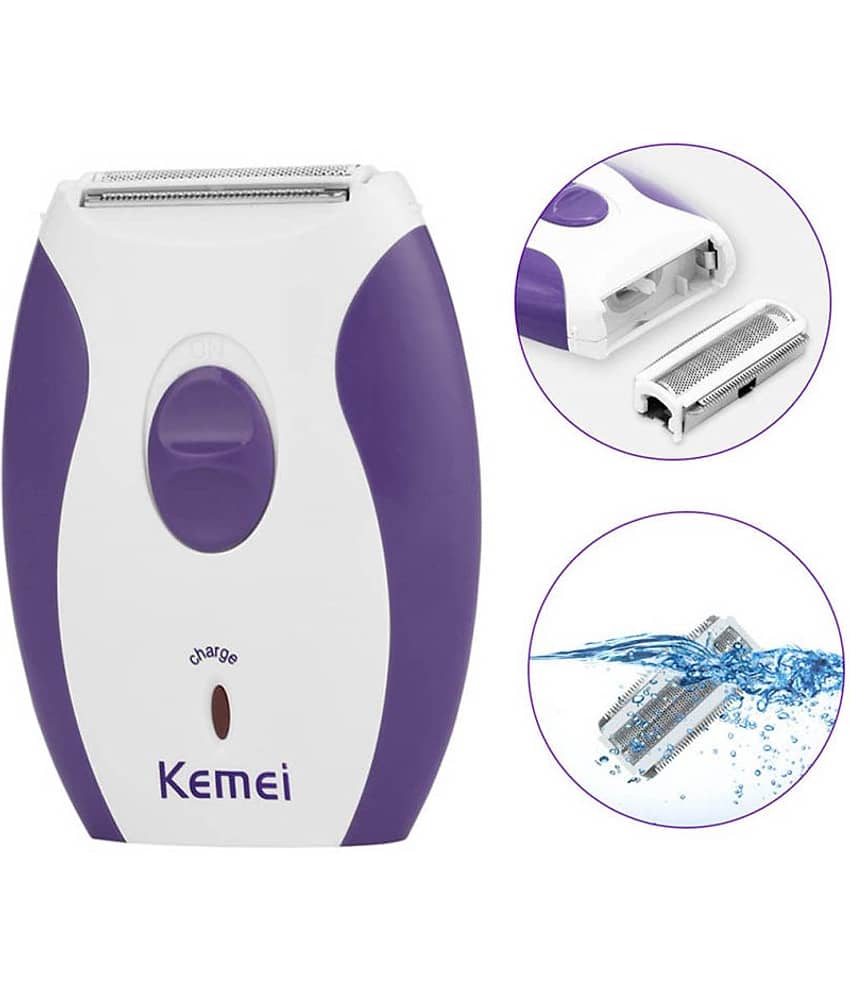 RSA RECHARGEABLE DOUBLE RAZOR HAIR REMOVAL Runtime 60 Purple Casual Fashion Comb Multi Casual Combo view 2