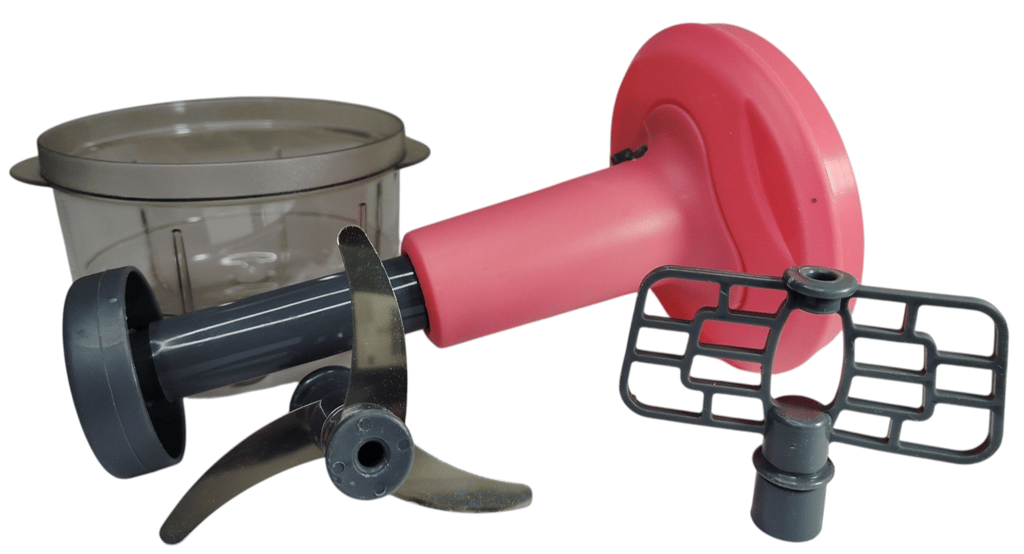 PUSH Chopper 800 ML Manual Food Chopper with 2 Blades for Vegetables & Fruits view 2