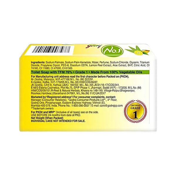 Godrej No1 Soap 4 Pcs view 2