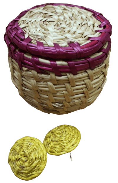 Eco-Friendly yellow Earring view 2