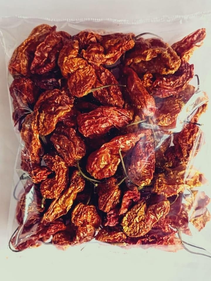Dried King Chilli Bhut Jholokia - 28gm view 2