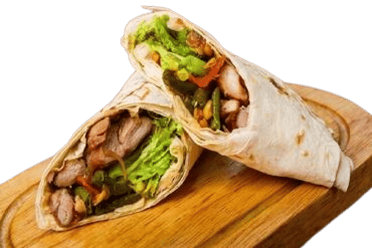 Mutton shami kebab rumali roll
