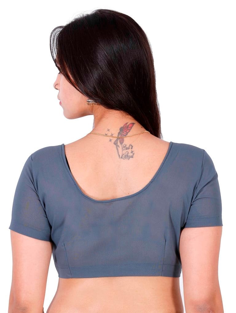 JISB Readymade blouse,Grey view 2