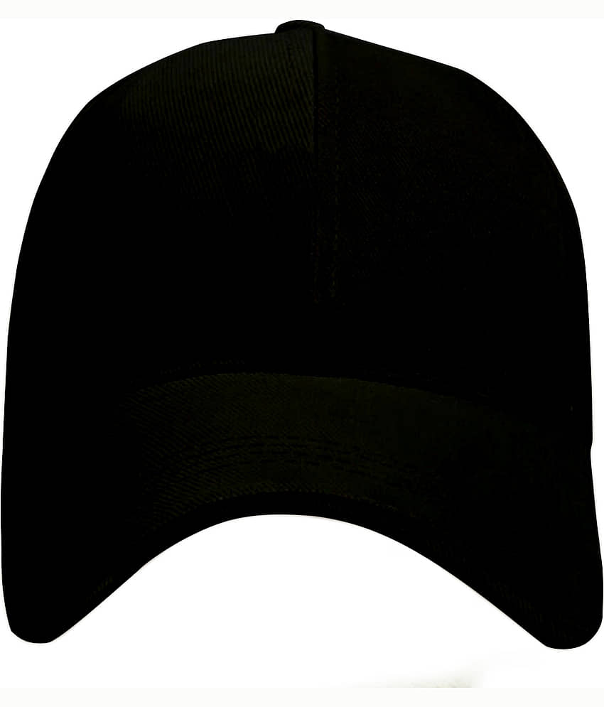 Bolax Pack of 1 Cotton Men's Cap ( Black ) view 2