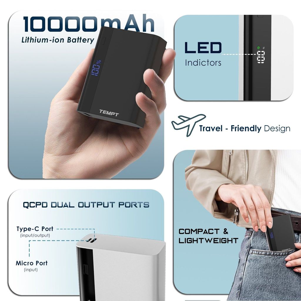 Fuel Powerbank - White view 2