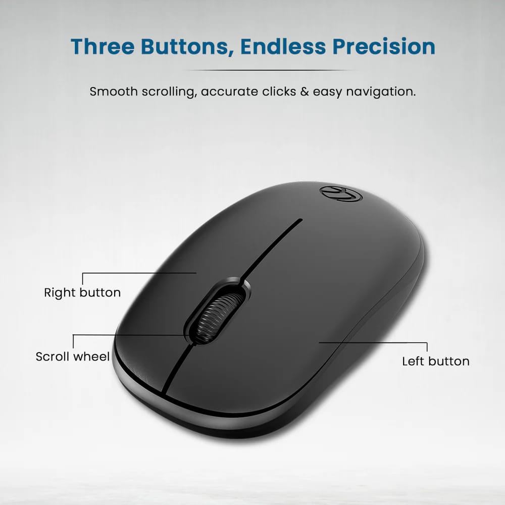 Lapcare Safari III Wireless Mouse Black view 2