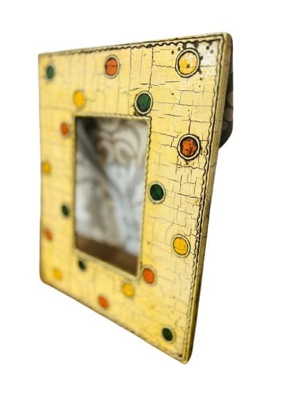 Seju Industires Rajasthani Traditional Hand Made Wooden Wall Hanging Photo Frame for Living Room, Home,Hotel set of 1 view 2