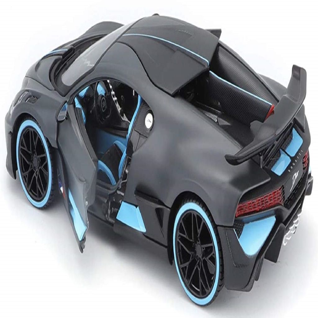 KTRS ENTERPRISE 1:32 Scale Die Cast Metal Model Bugatti Divo Pull Back Car Toy with Light & Sound, Openable Hood, Trunk and Doors Best Gift for Boys and Girls Above 3 Years view 2