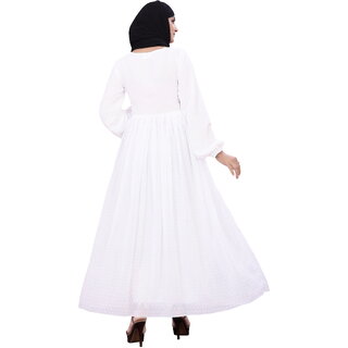 New Design Fancy Embelished Heavy Georgette Abaya view 2