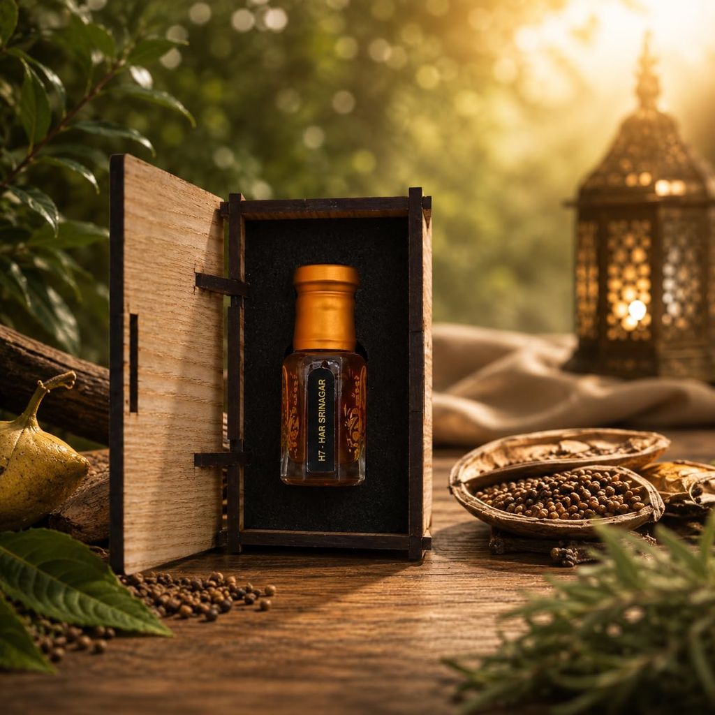 alnaqi fragrances Har Srinagar 6ml - Original Parijat Flower Oil, Alcohol Free Night-Jasmine Scent, Premium Men-Floral-Itra, Long Lasting Traditional-Parfum view 2