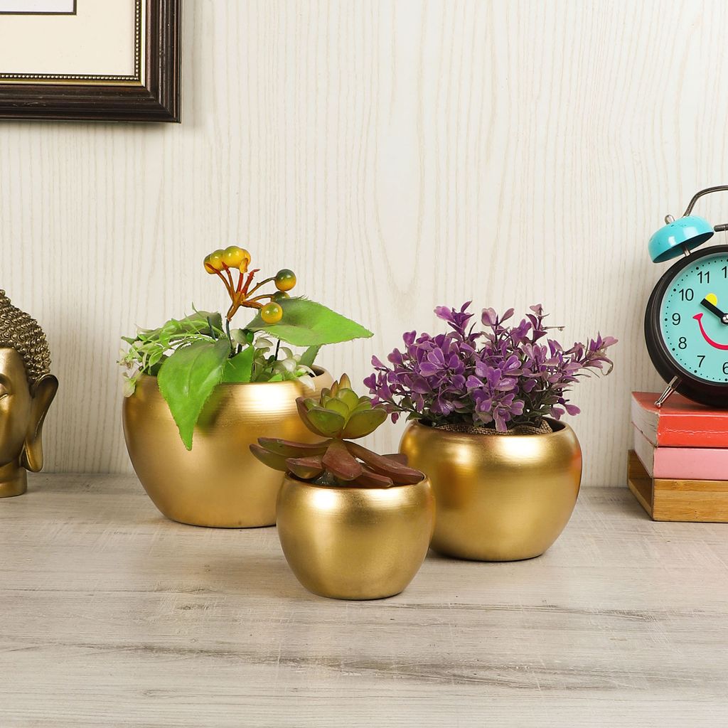 Apple Planter Set of 3
