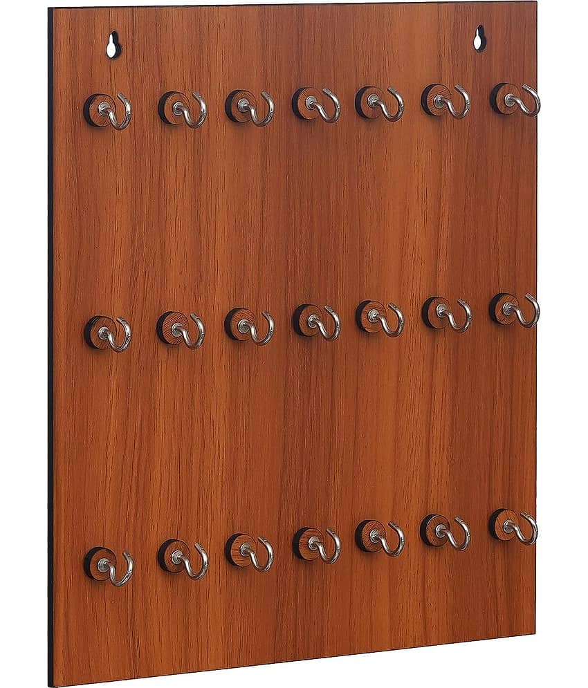 JaipurCrafts Brown Wood Key Holder - Pack of 1 view 2