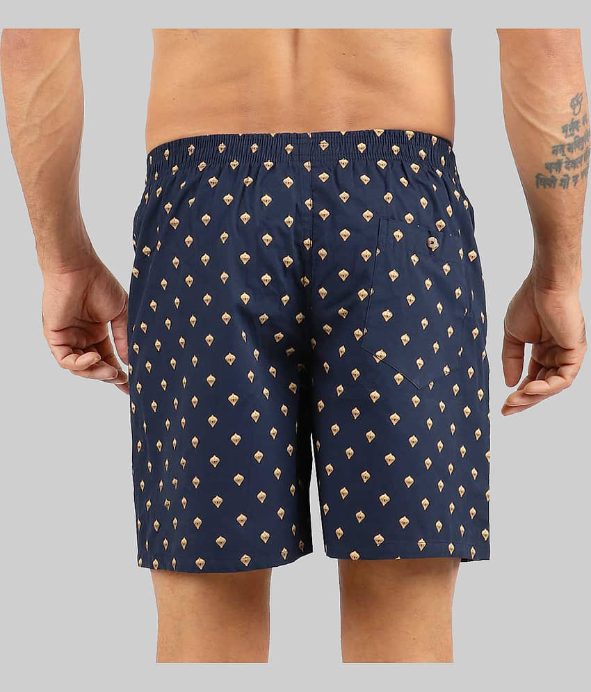 Supersquad Pack of 1 Cotton Boxers For Men's ( Sky Blue ) view 2
