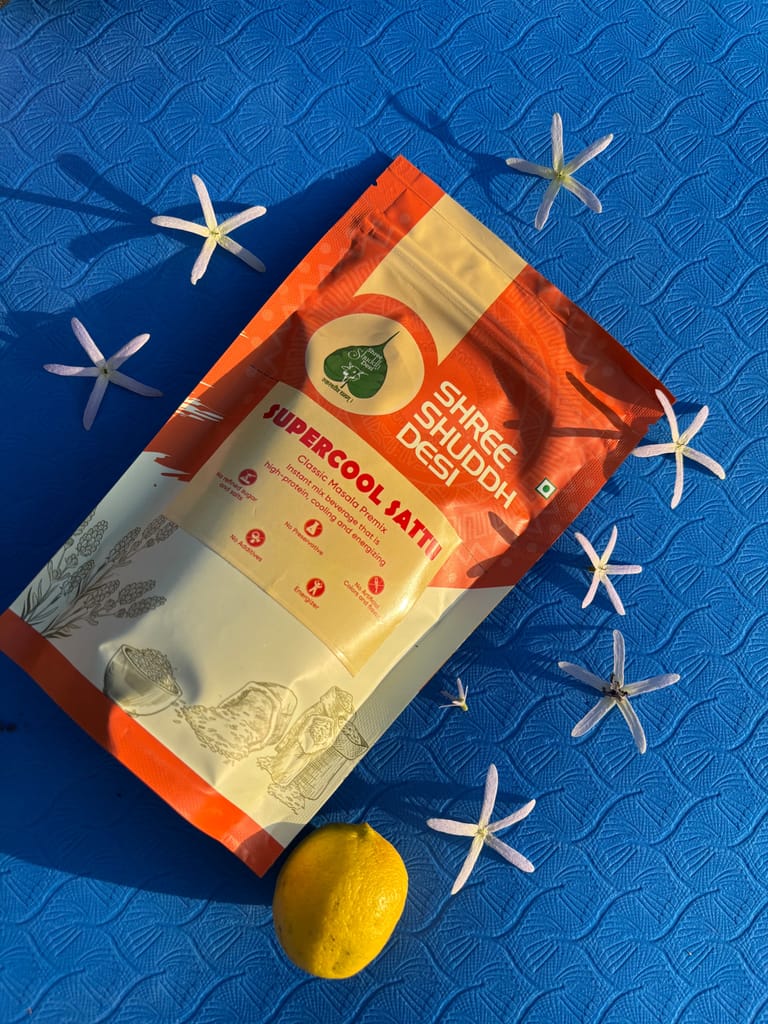 Supercool Chana Sattu Premix - 2 packs of 200gm each view 2