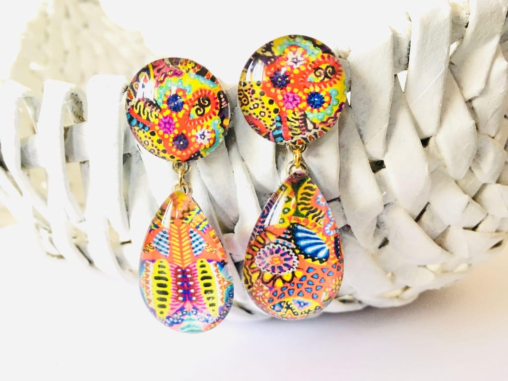 Ehnic-ally Glass Studs view 2