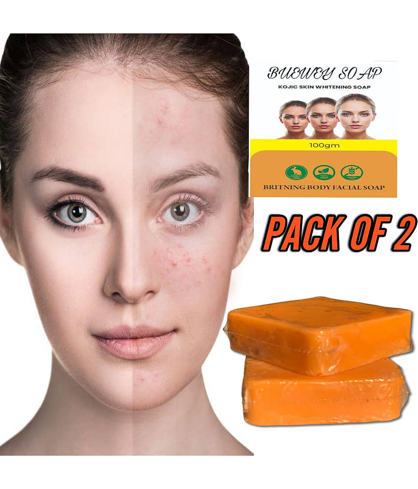 BUEWEY Beauty skincare sinche Body Soap Natural Soap for All Skin Type ( Pack of 2 )