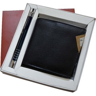 My pac Leather Wallet and Pen gift Combo for men CB16038